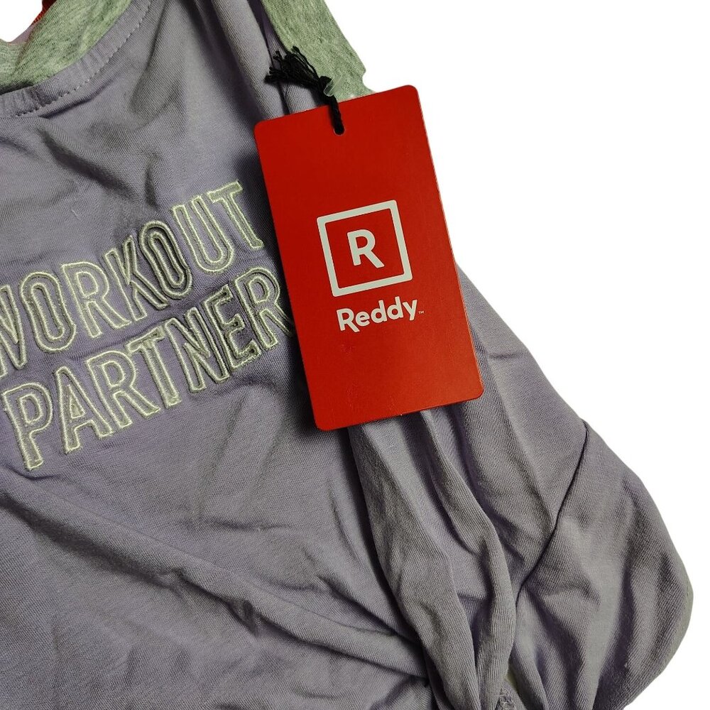 Reddy Dog Medium Lightweight Workout Partner Purple T-Shirt For Pets - Picture 3 of 6